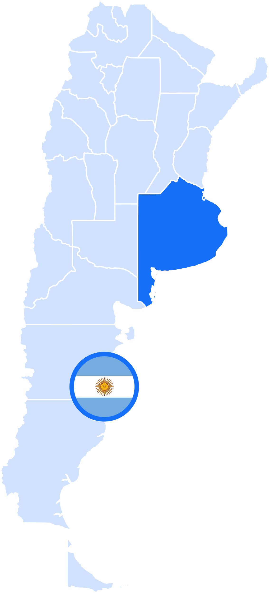 Argentina map